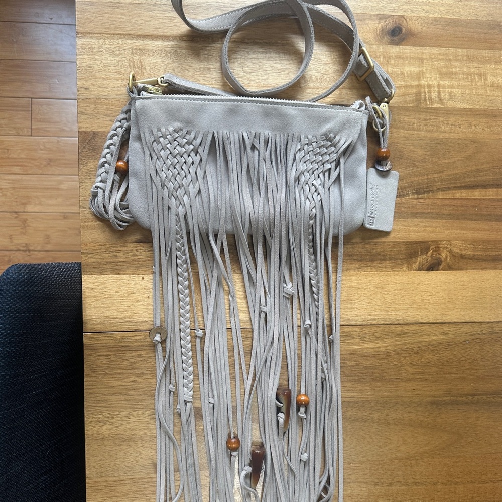 Linea Pelle Collection Suede Crossbody